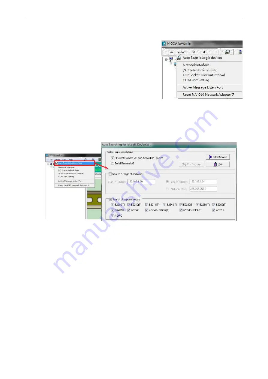 Moxa Technologies ioLogik E2210 User Manual Download Page 36