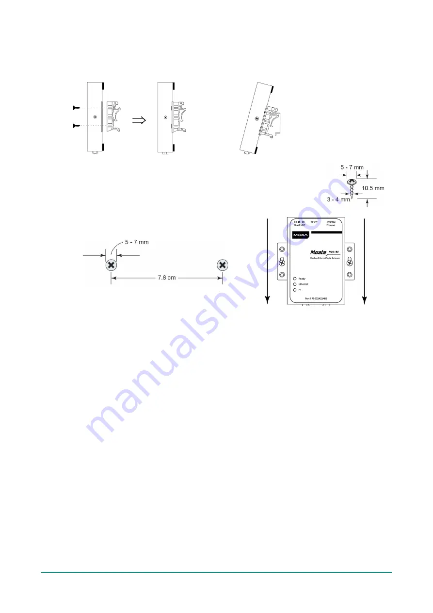 Moxa Technologies MGate MB3000 Modbus Скачать руководство пользователя страница 12