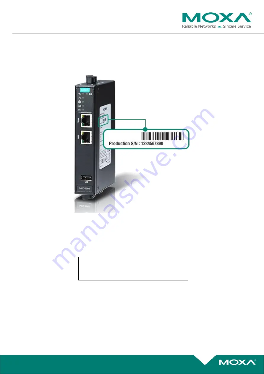 Moxa Technologies MRC-1002 Series Скачать руководство пользователя страница 1