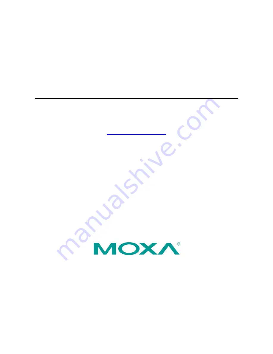 Moxa Technologies NPort 6000 Series Скачать руководство пользователя страница 1