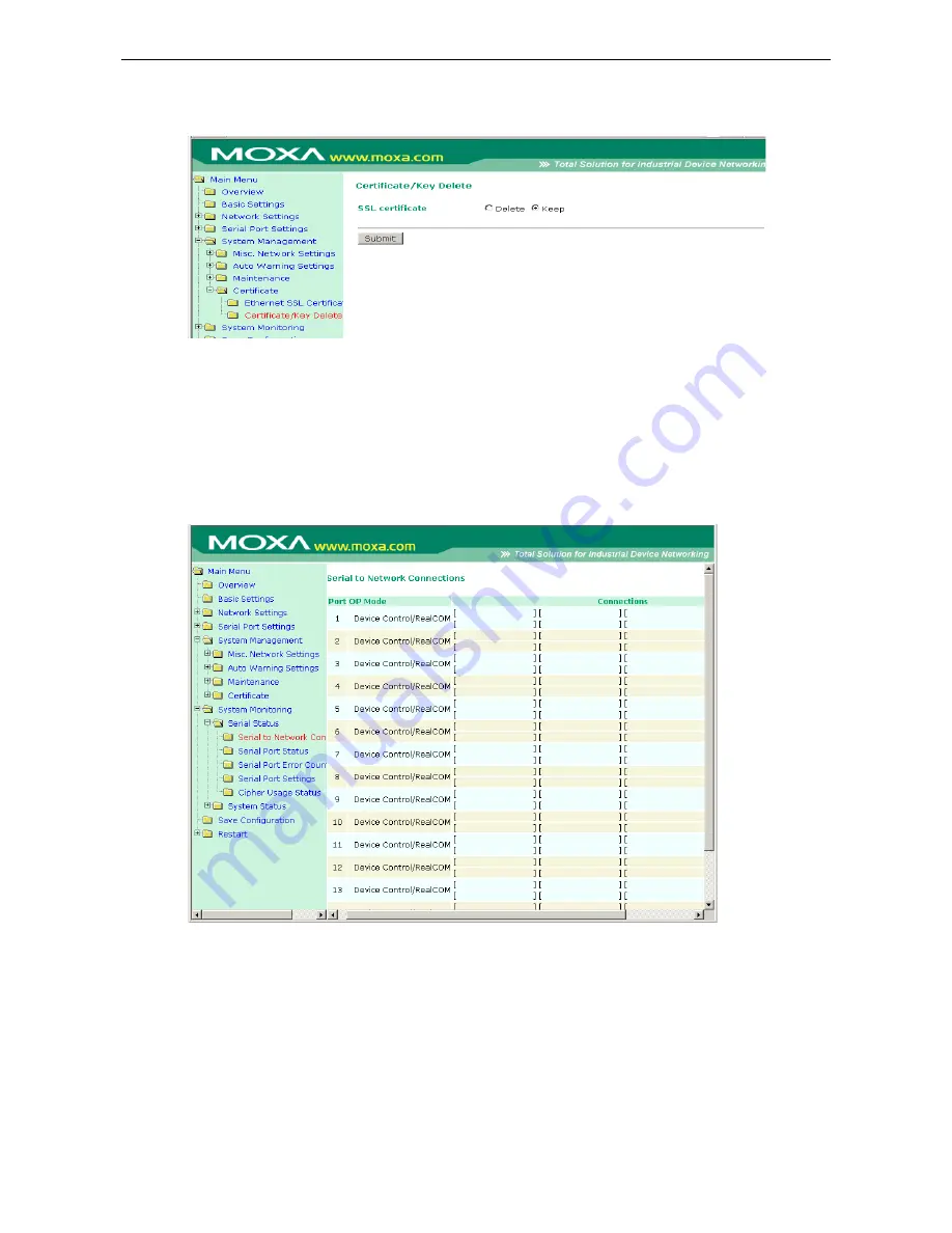 Moxa Technologies NPort 6000 Series User Manual Download Page 122