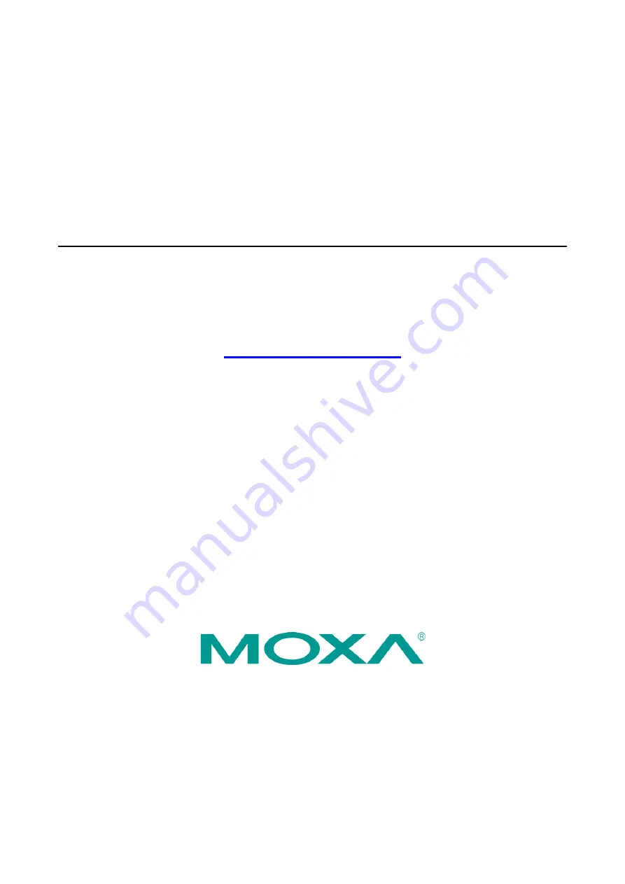 Moxa Technologies NPort IA5000A Series User Manual Download Page 1