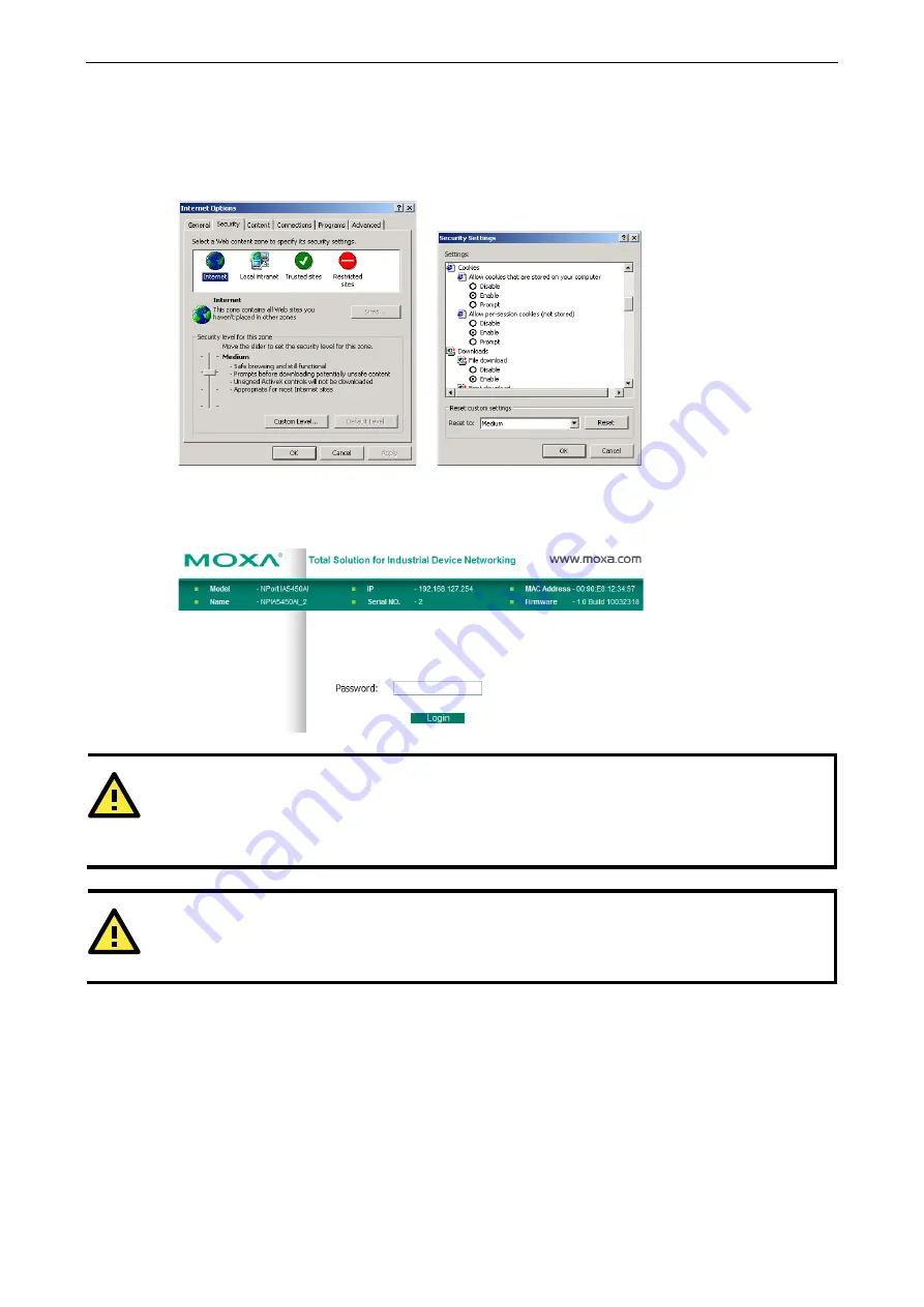 Moxa Technologies NPort IA5000A Series User Manual Download Page 28