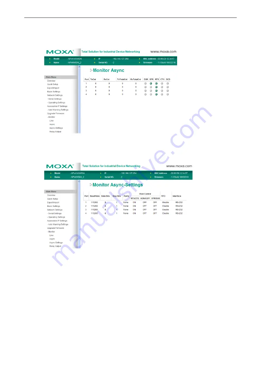 Moxa Technologies NPort IA5000A Series User Manual Download Page 61