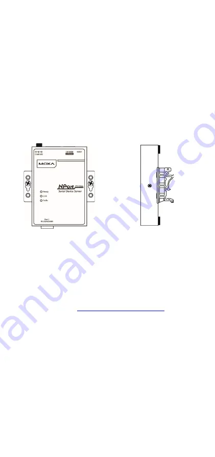 Moxa Technologies NPort P5150A Series Quick Installation Manual Download Page 4