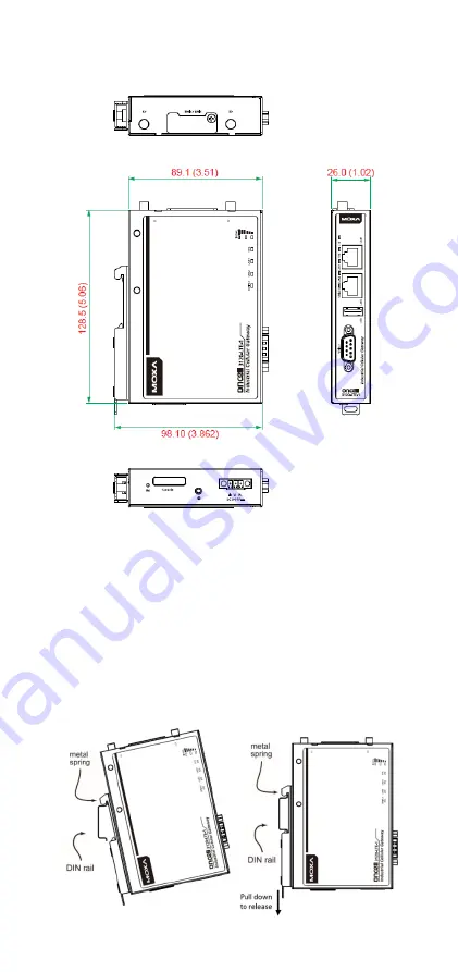 Moxa Technologies OnCell 3120-LTE-1 Quick Installation Manual Download Page 5