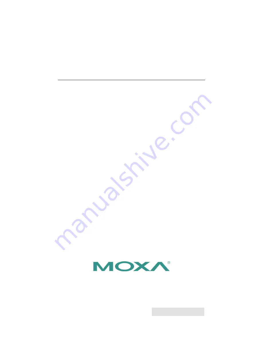 Moxa Technologies ToughNet TN-5308-4 Hardware Installation Manual Download Page 1