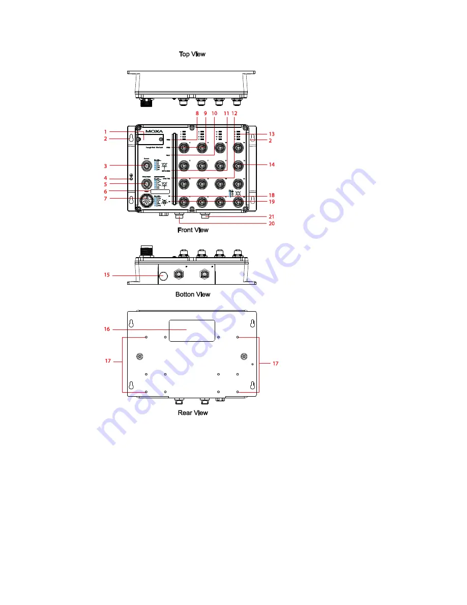 Moxa Technologies ToughNet TN-5516 Series Скачать руководство пользователя страница 5