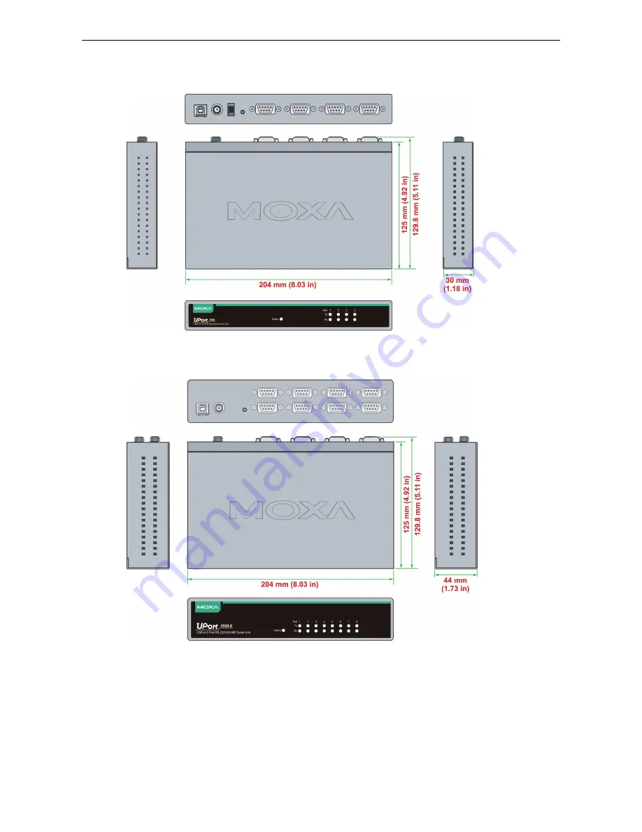 Moxa Technologies UPort 1250 Скачать руководство пользователя страница 11