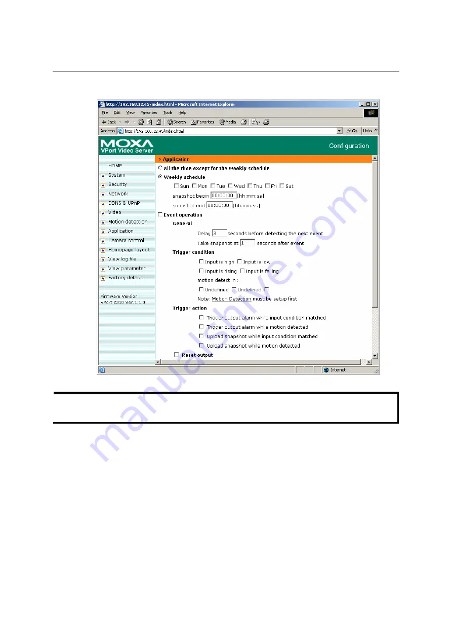 Moxa Technologies VPort 2310 User Manual Download Page 38