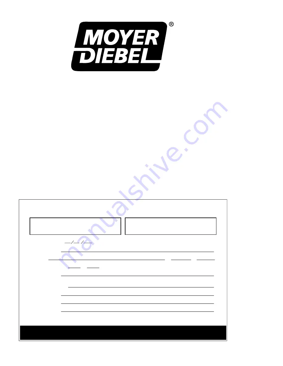 Moyer Diebel 601HTG Manual Download Page 4