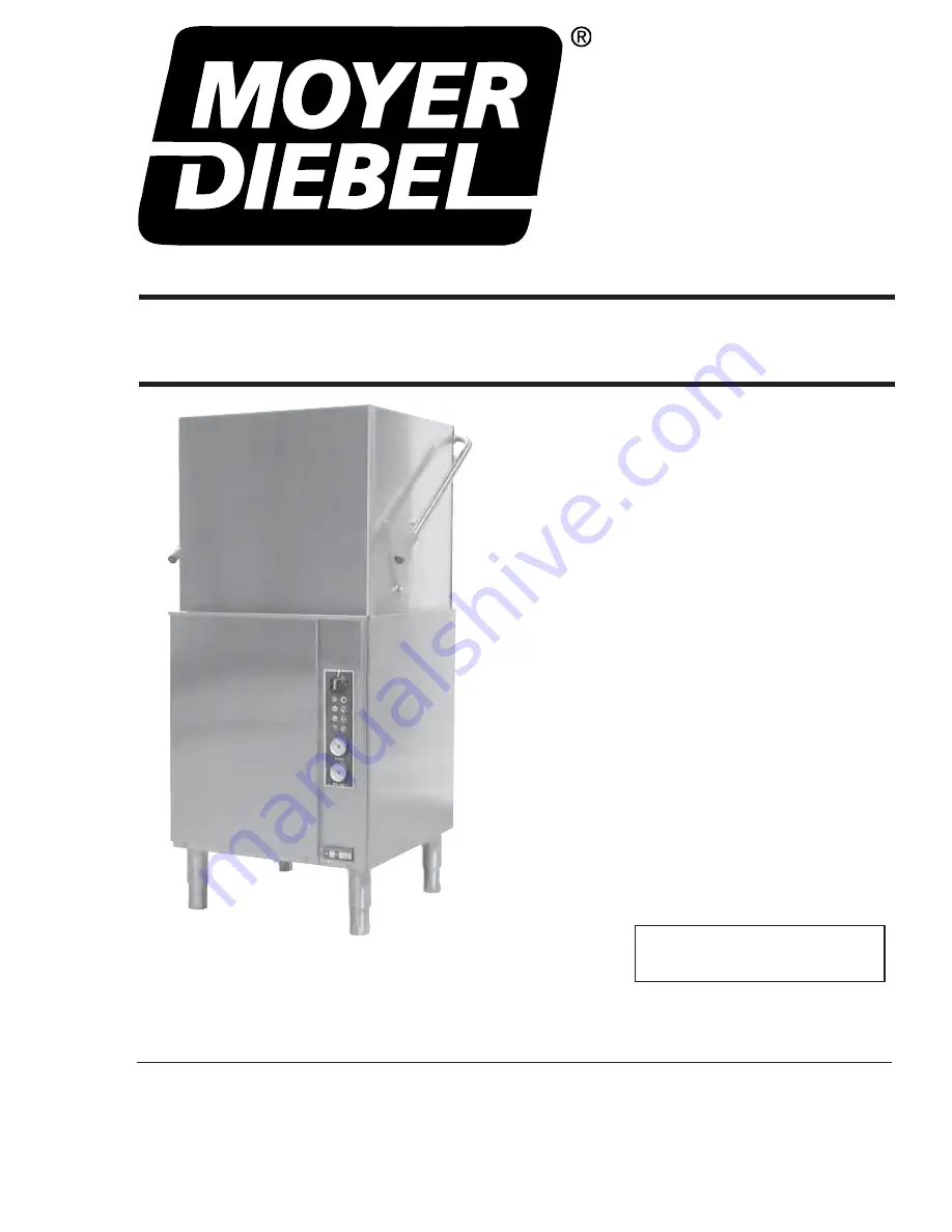 Moyer Diebel M-DH Technical Manual Download Page 1