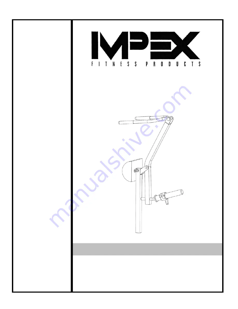 MPEX MARCY PRO M-40 Owner'S Manual Download Page 1