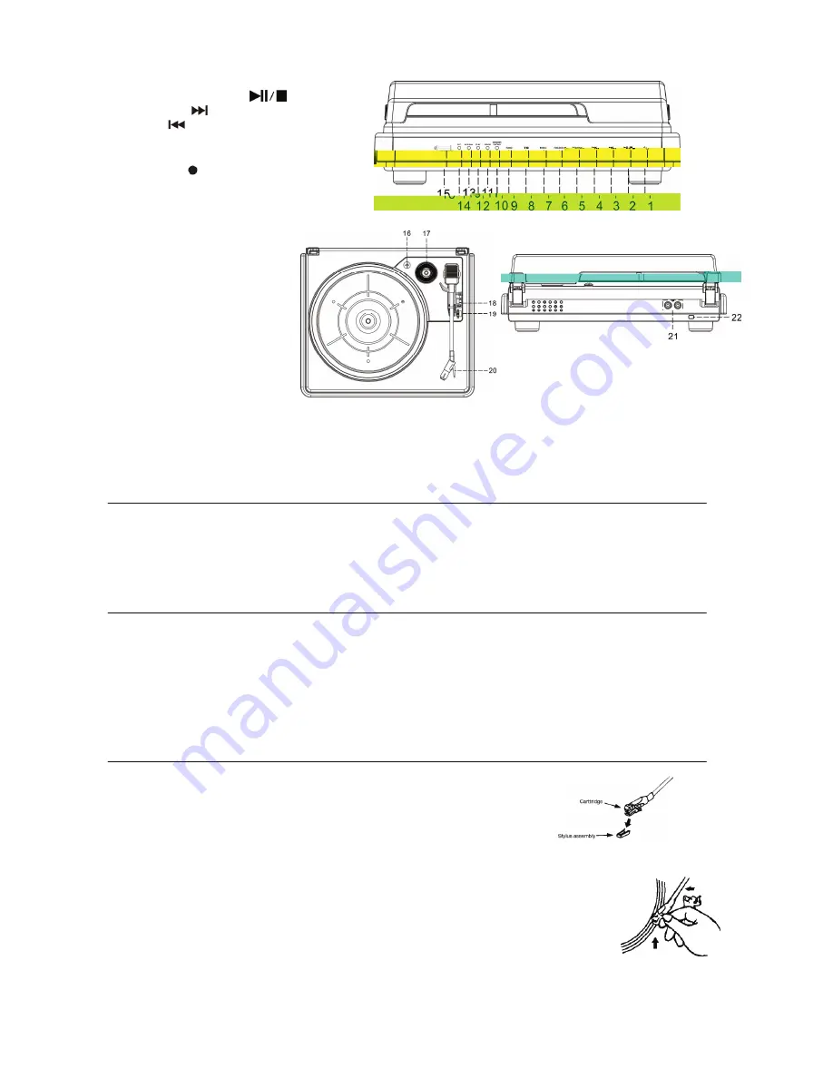 MPMan TR22USB Instruction Manual Download Page 23