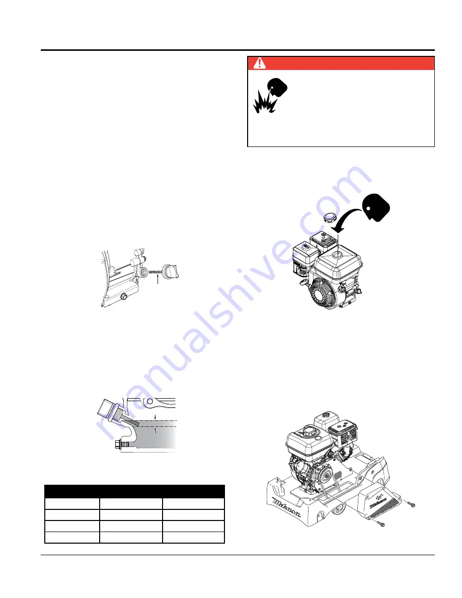 MQ Multiquip MVH308GH Manual Download Page 16