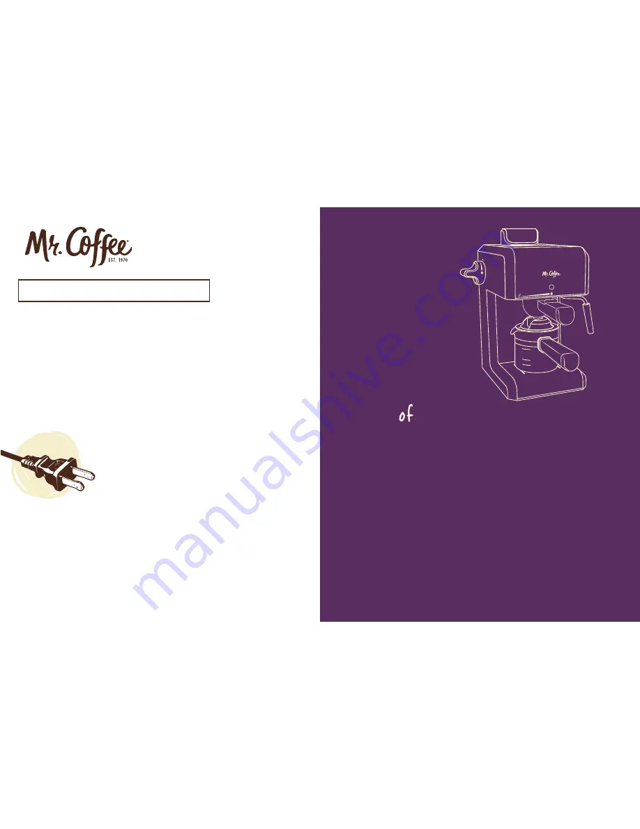 Mr. Coffee BVMC-ECM270 SERIES User Manual And  Recipe Book Download Page 3