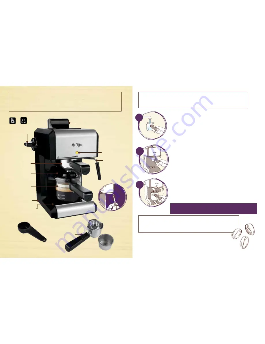 Mr. Coffee BVMC-ECM270 SERIES User Manual And  Recipe Book Download Page 4