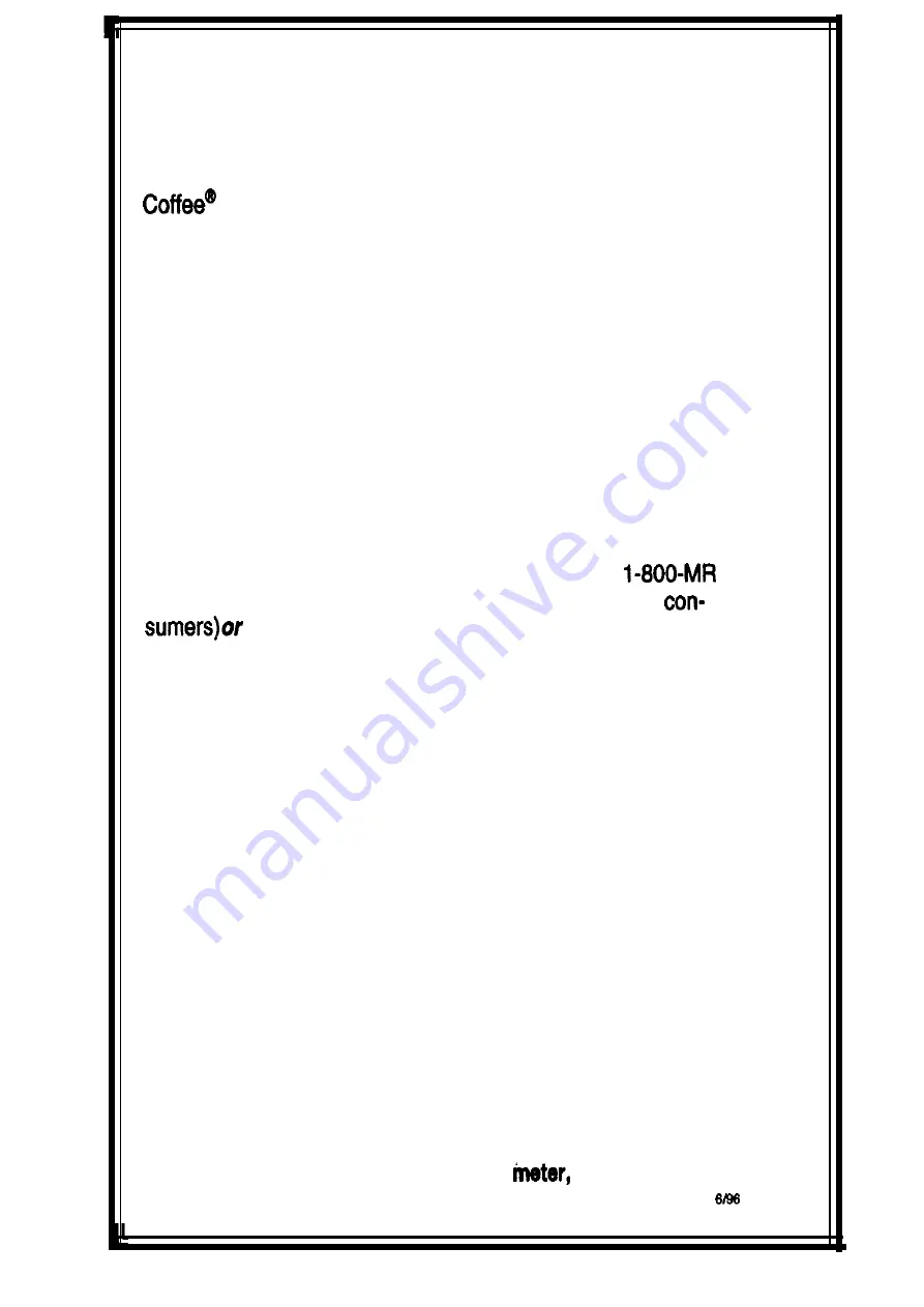 Mr. Coffee Commuter 1-MUG Operating Instructions Manual Download Page 8