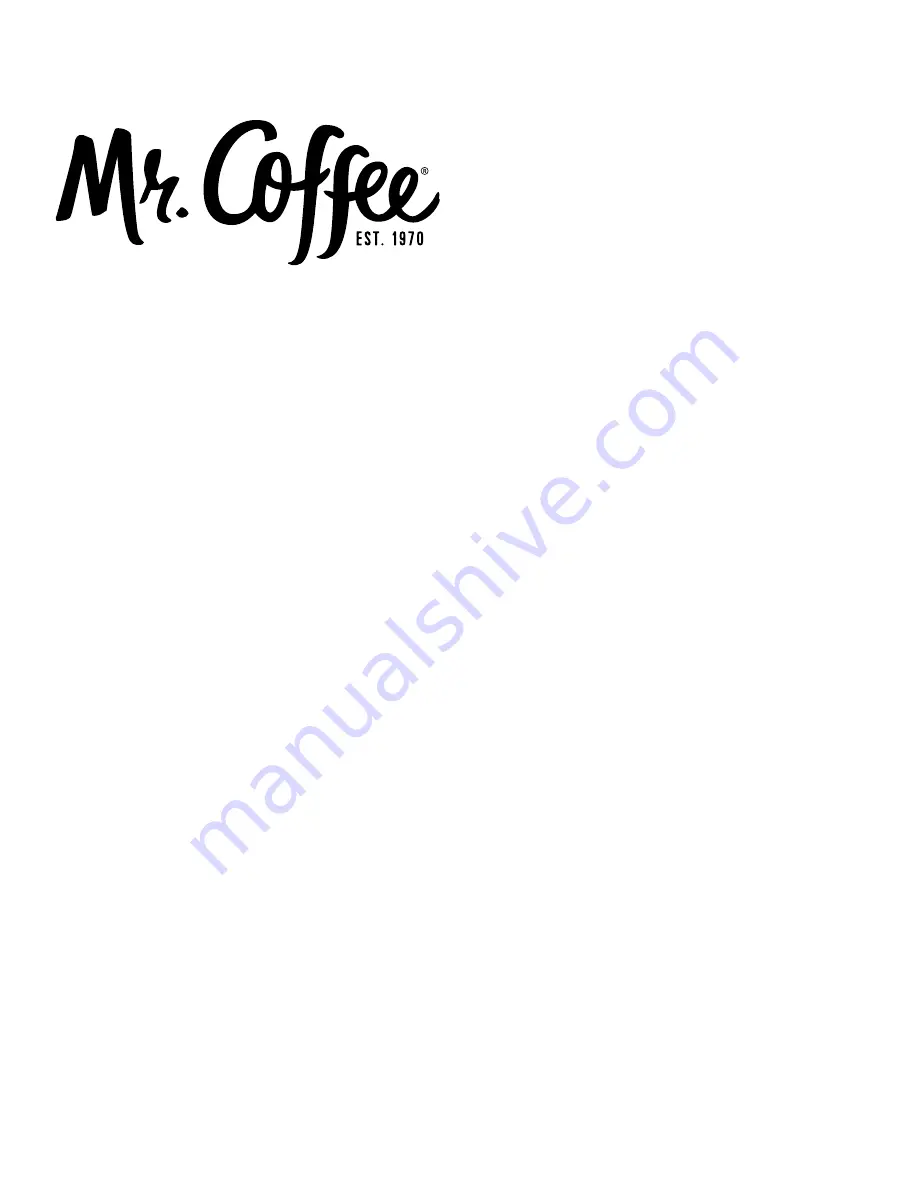 Mr. Coffee ECM170 SERIES User Manual And  Recipe Book Download Page 41