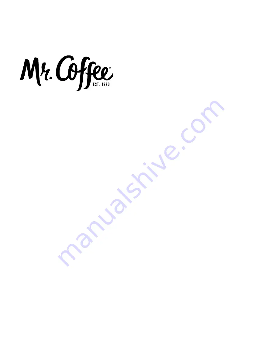 Mr. Coffee ECM170 SERIES User Manual And  Recipe Book Download Page 43