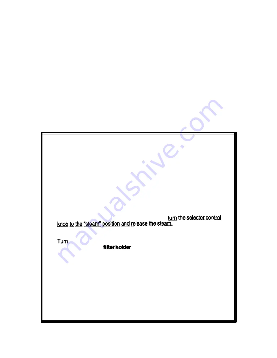 Mr. Coffee ECM9 SERIES Operating Instructions Manual Download Page 3