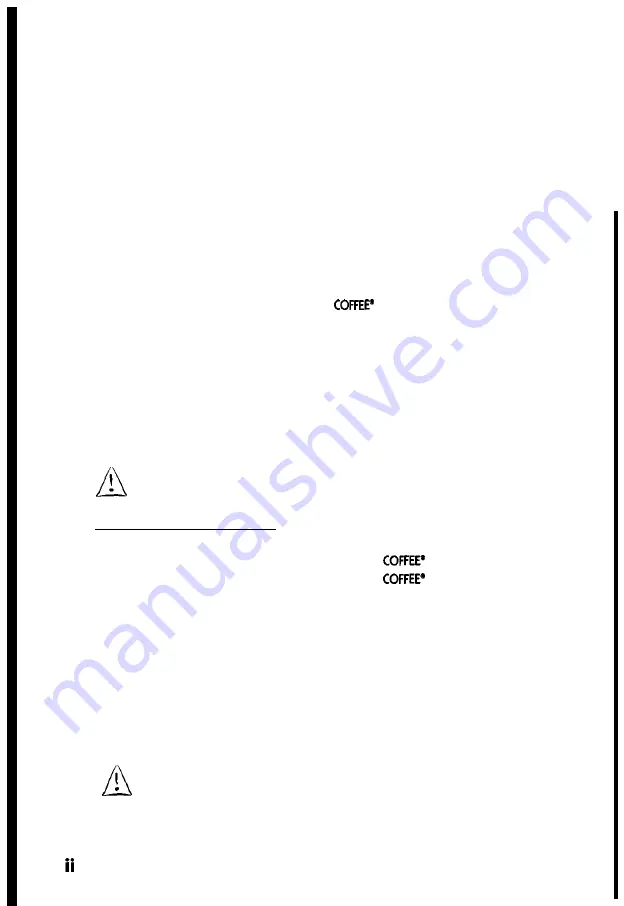 Mr. Coffee UNT83 User Manual Download Page 2