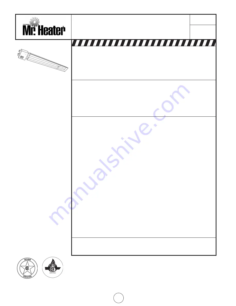 Mr. Heater HST45 Operating Instructions And Owner'S Manual Download Page 24