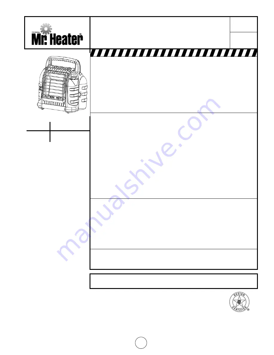 Mr. Heater MH12B Скачать руководство пользователя страница 19