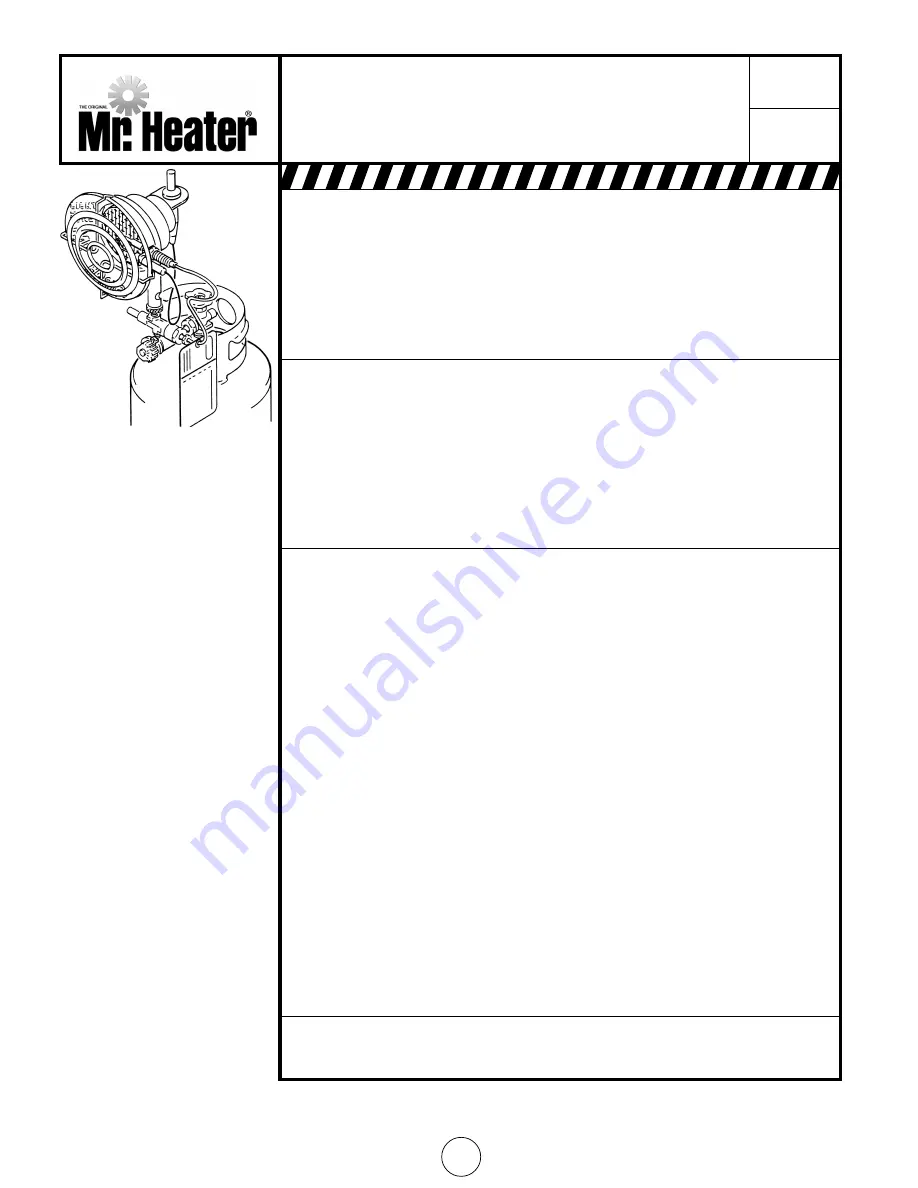 Mr. Heater MH12T Operating Instructions And Owner'S Manual Download Page 8