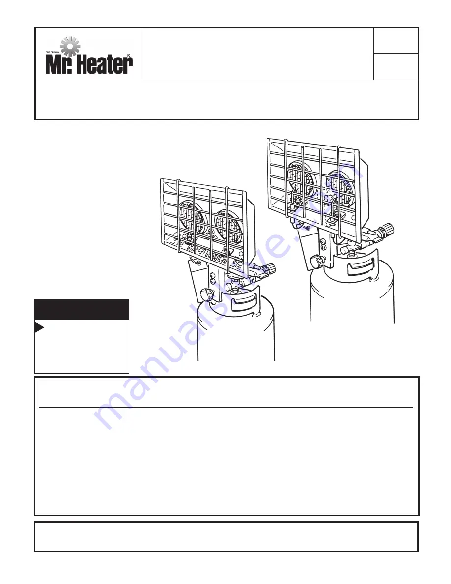 Mr. Heater MH30T Operating Instructions And Owner'S Manual Download Page 1