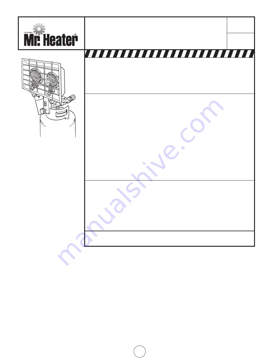 Mr. Heater MH30T Operating Instructions And Owner'S Manual Download Page 8