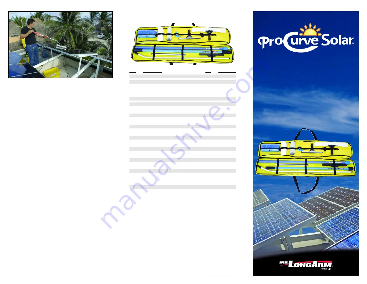 MR.LONGARM Pro Curve Solar 1008 Скачать руководство пользователя страница 1