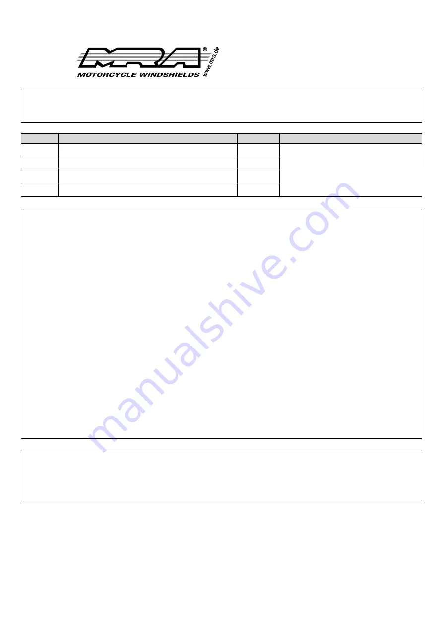 MRA 4025066143092 Mounting Instructions Download Page 4