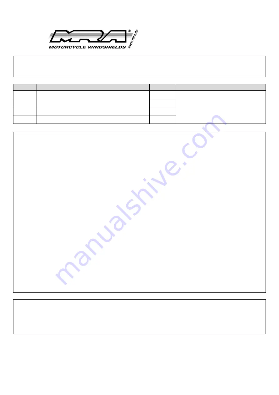 MRA 4025066143092 Mounting Instructions Download Page 6