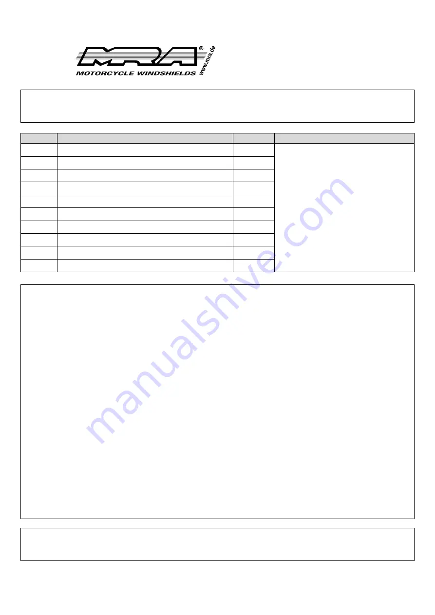 MRA 4025066144907 Mounting Instructions Download Page 2