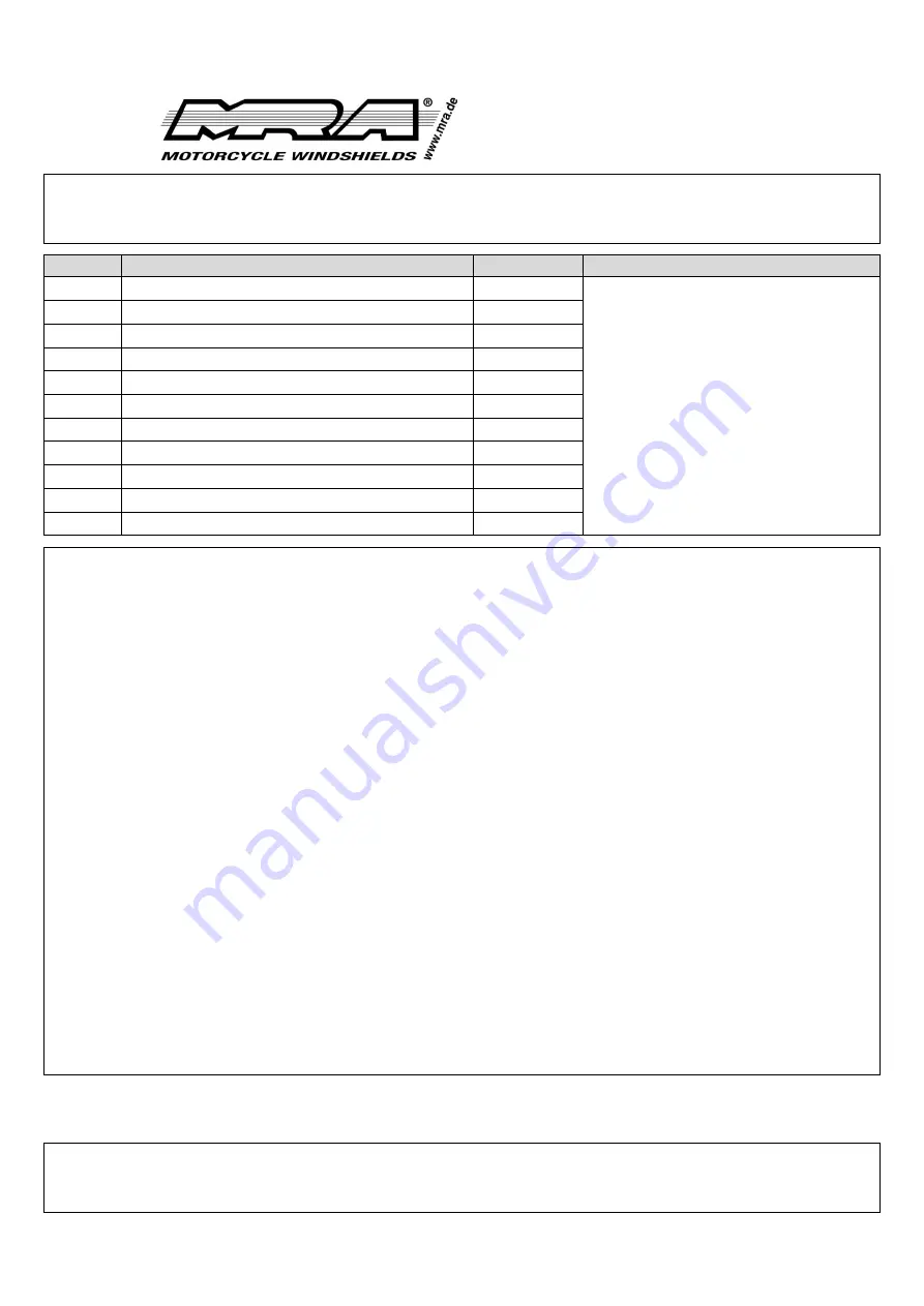 MRA 4025066148882 Mounting Instructions Download Page 3