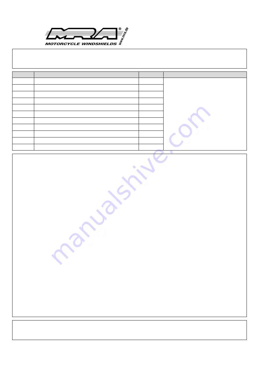 MRA 4025066148882 Mounting Instructions Download Page 6