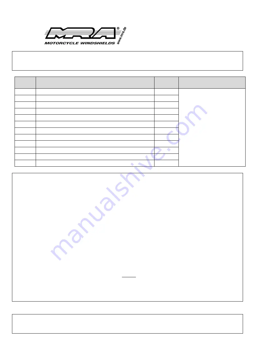 MRA 4025066155279 Mounting Instructions Download Page 3