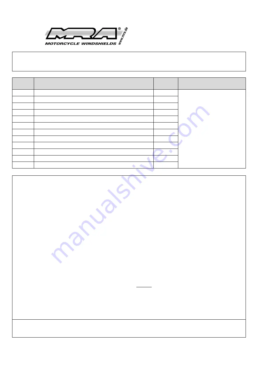 MRA 4025066155279 Mounting Instructions Download Page 4