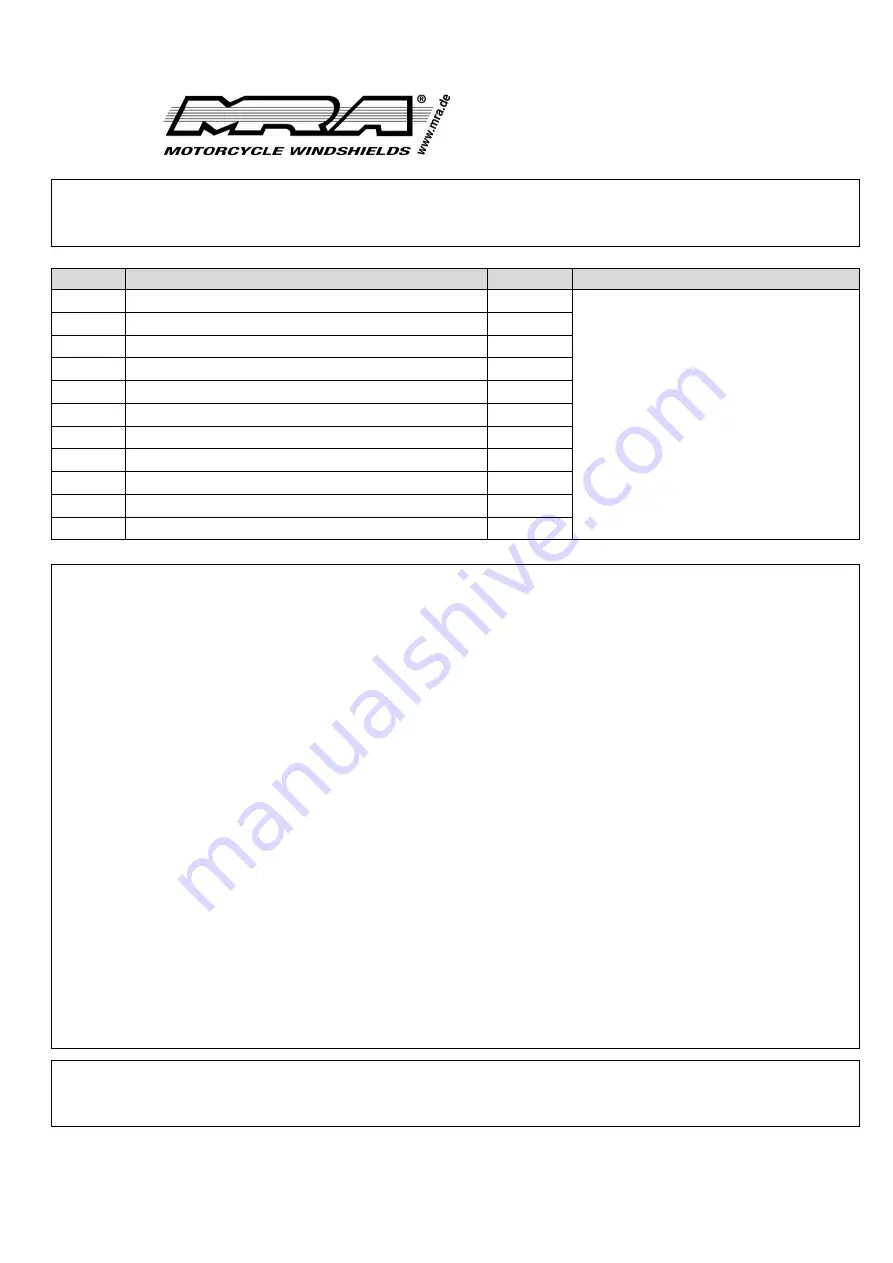 MRA 4025066160167 Mounting Instructions Download Page 2