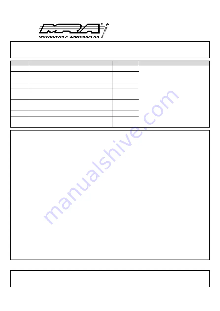 MRA 4025066169757 Mounting Instructions Download Page 3