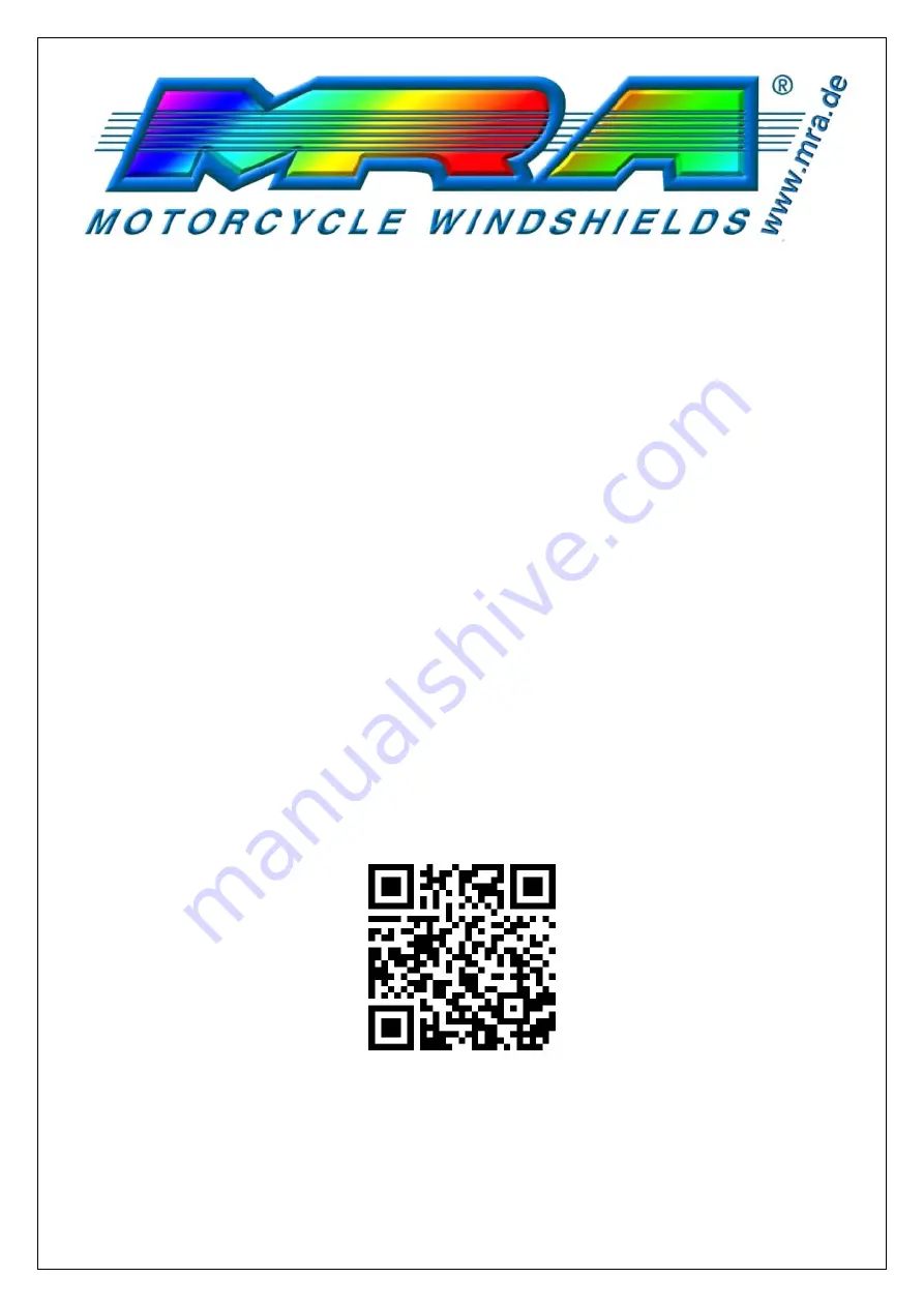 MRA YAMAHA MT 09 2021 Mounting Instructions Download Page 1