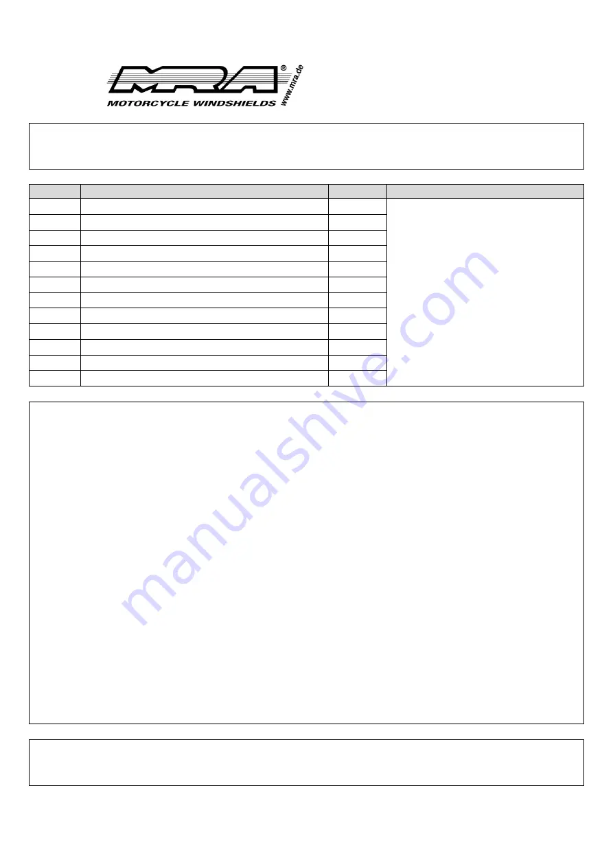 MRA ZERO DS/R HKSZ Mounting Instructions Download Page 2