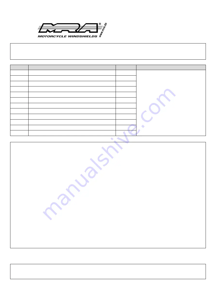 MRA ZERO DS/R HKSZ Mounting Instructions Download Page 4