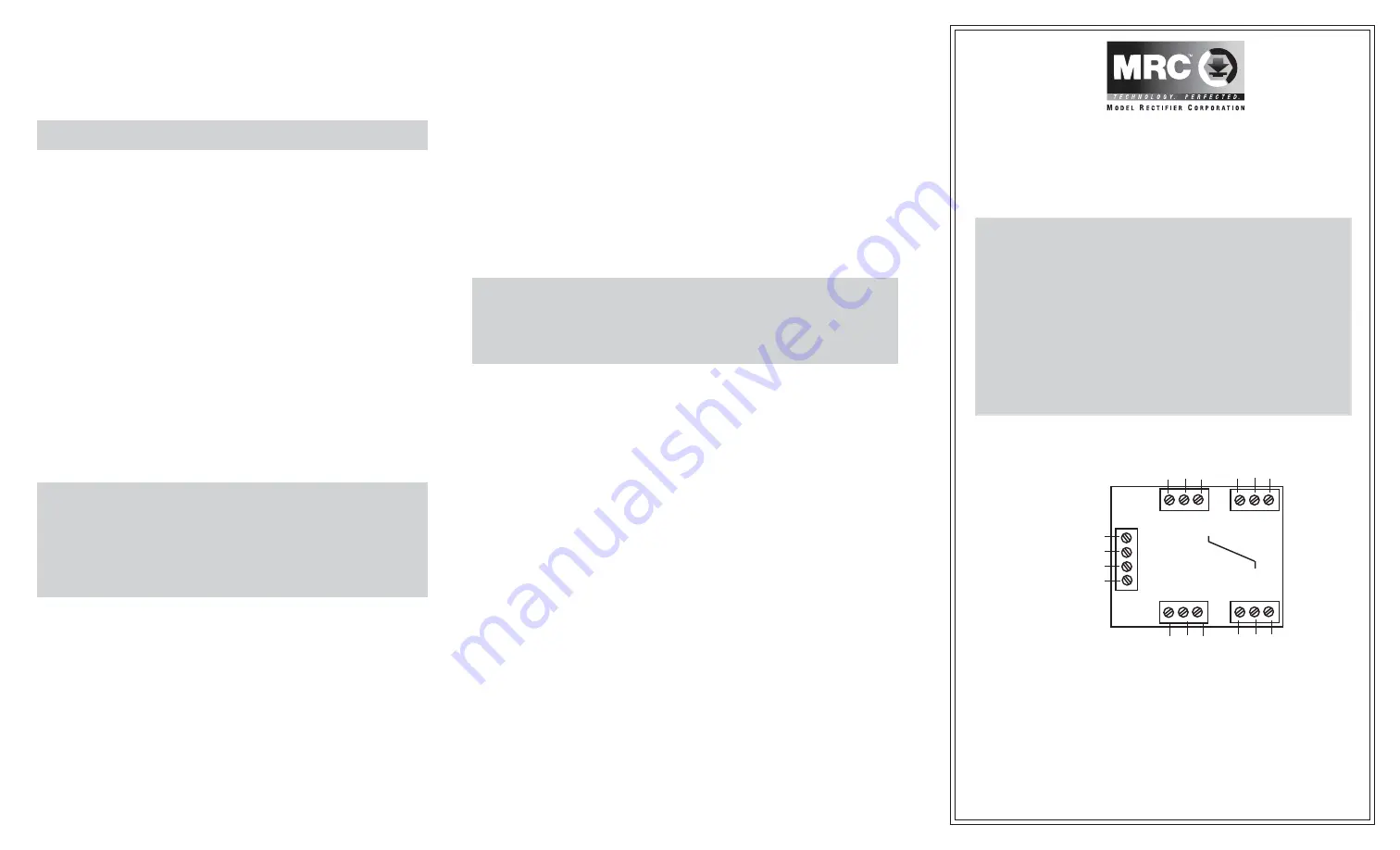 MRC 0001628 Quick Start Manual Download Page 1