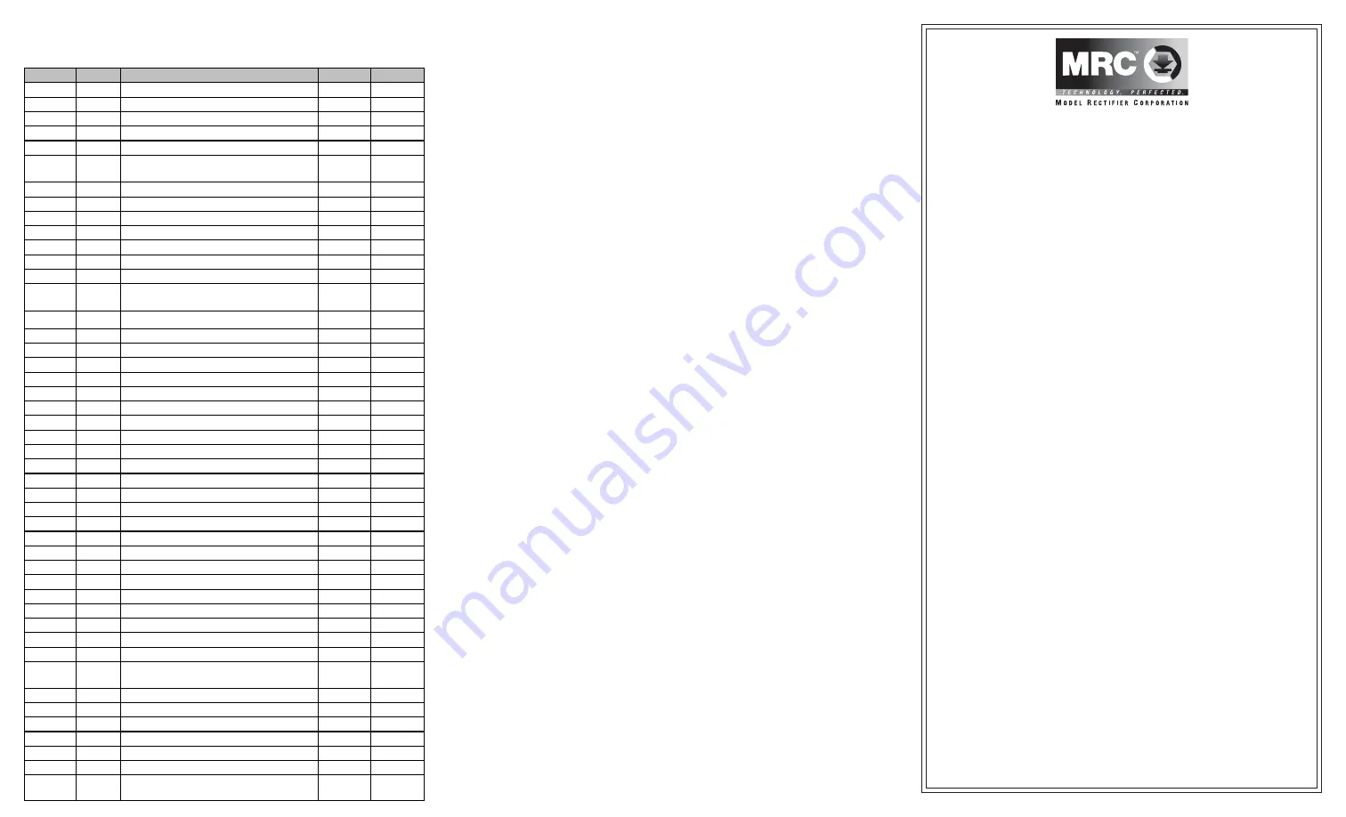 MRC 0001817 Quick Start Manual Download Page 1