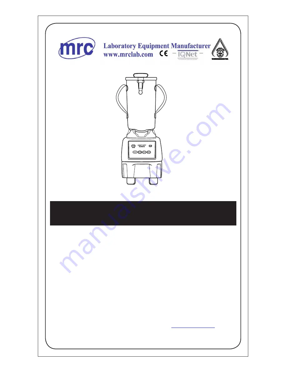 MRC 24CB10 Operating Manual Download Page 1