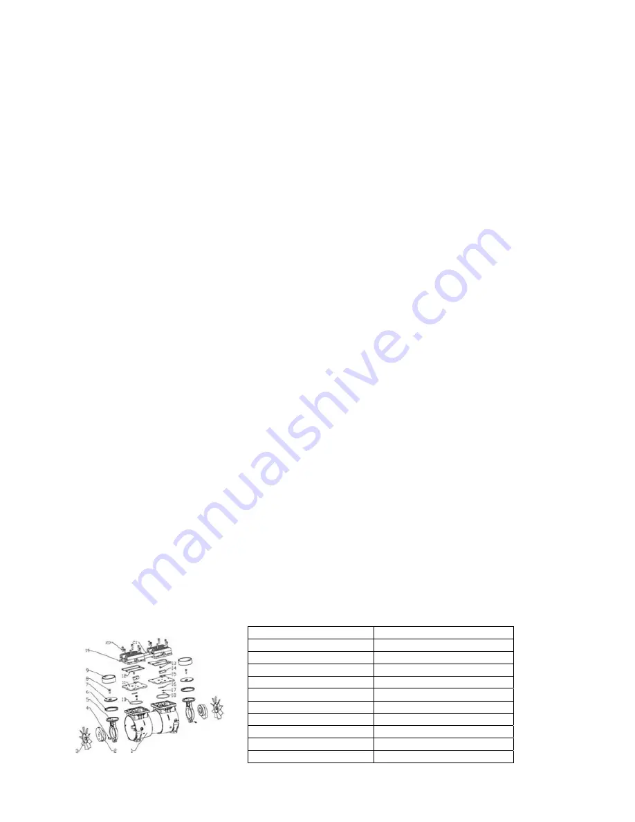 MRC COMP-61 Operation Manual Download Page 4