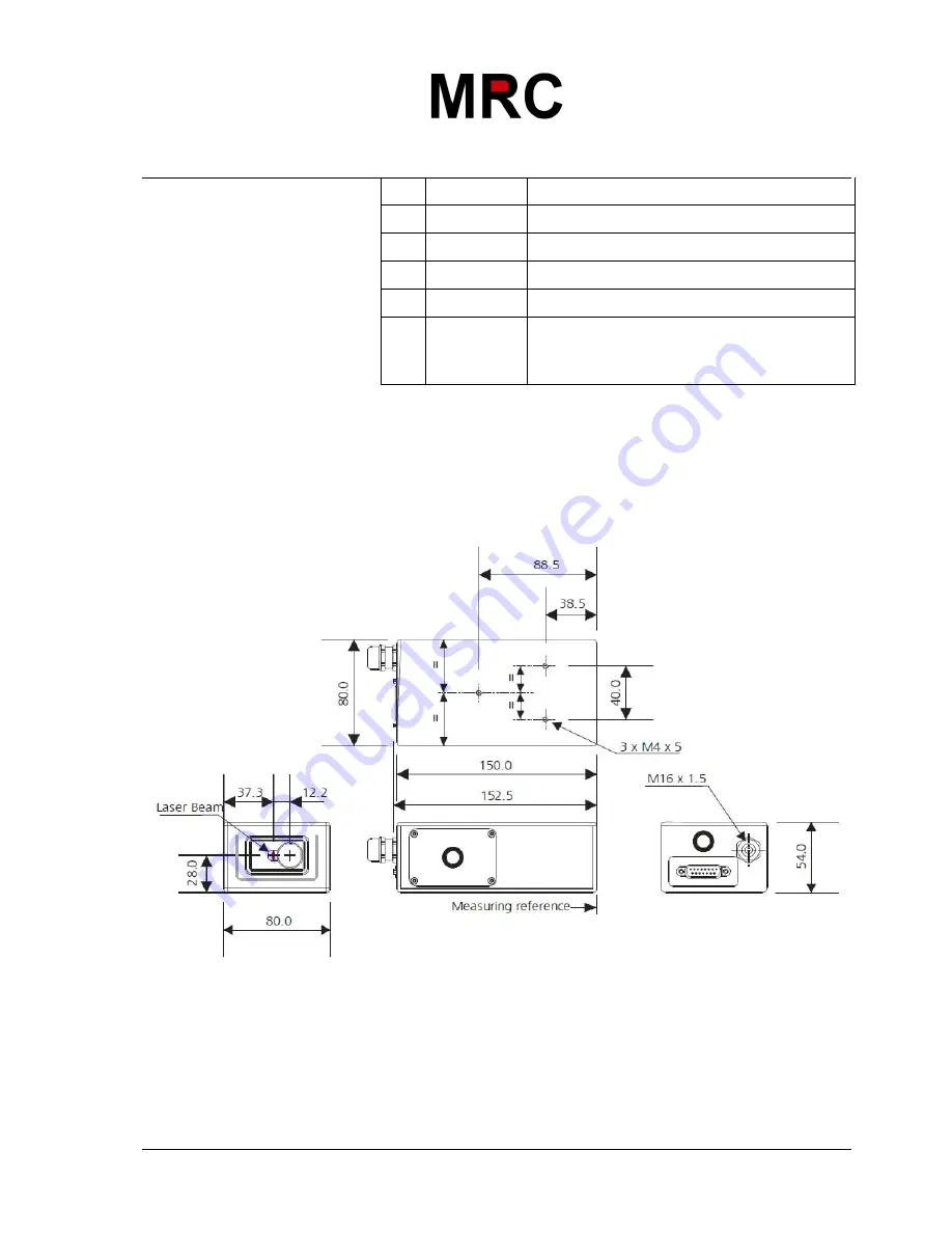 MRC MRL3 15 Technical Reference Manual Download Page 19