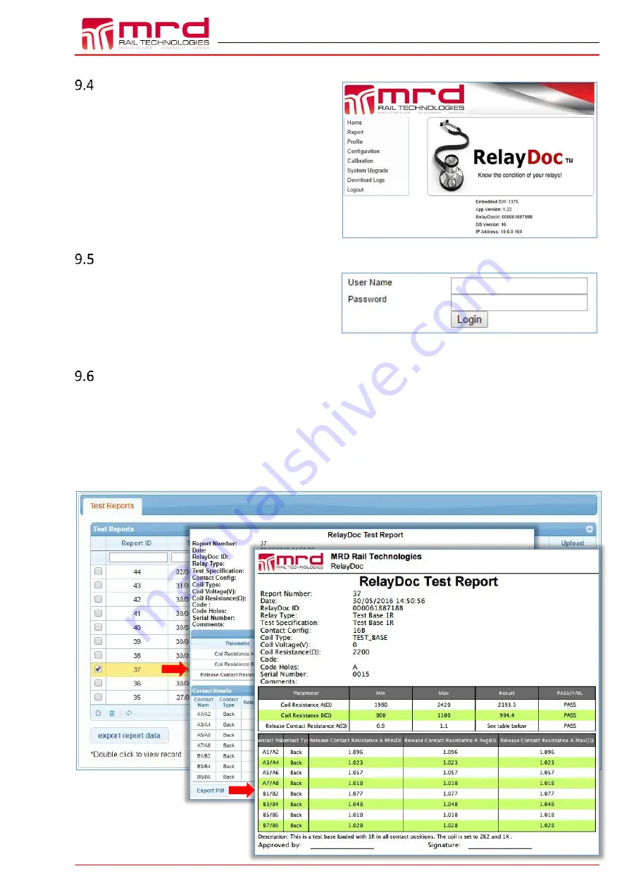 MRD Rail Technologies RelayDoc User Manual Download Page 21